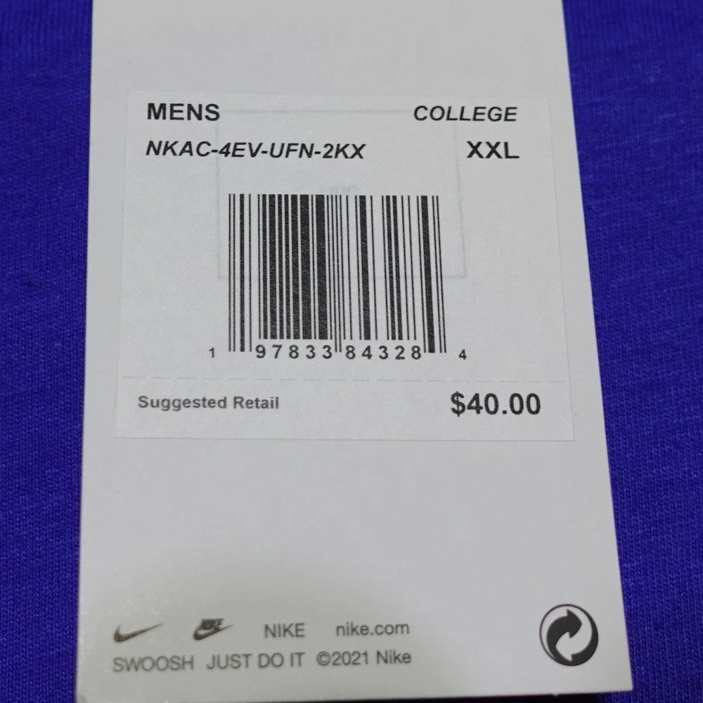 Jordan Florida Gators Long Sleeve T-Shirt Men's XXL Blue NKAC-4EV-UFN-2KX